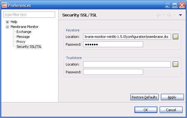 Keystore Configuration Keystore Configuration
