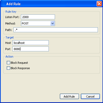 Add a rule in Membrane SOAP Monitor