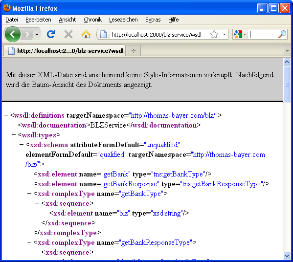 Requesting the WSDL with a nicer URL Requesting the WSDL with a nicer URL