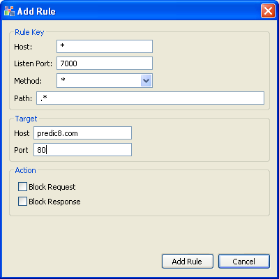Add Routing Rule