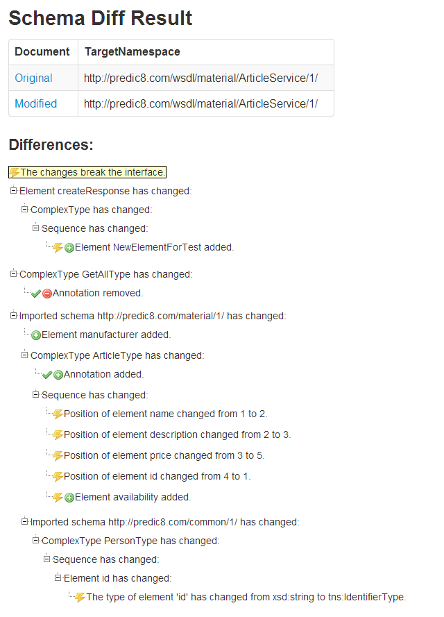 Schema Diff Tool